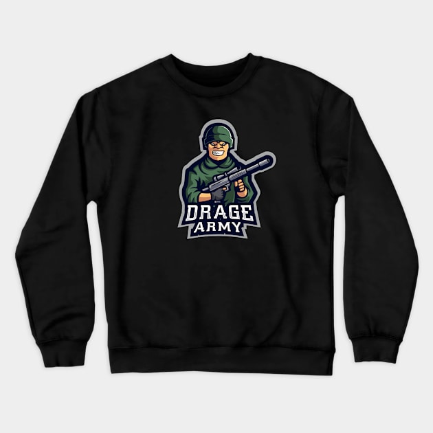 Drage Army Crewneck Sweatshirt by p308nx